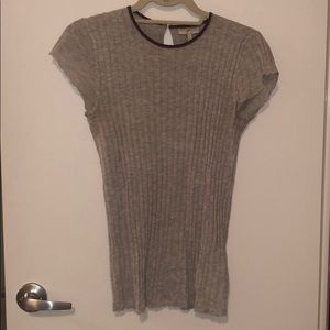 Joie short sleeve grey sweater